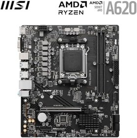 Resim MSI PRO A620M-B AM5 DDR5 6800MHZ(OC) HDMI VGA M.2 USB3.2 JARGB_V2 mATX 