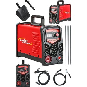 Resim Lieber German R25 200 Amper Dijital Gösterge Çift Kartlı Soğutmalı El Tipi Invertör Kaynak Makinesi 