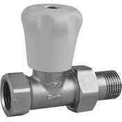 Resim Eca Rv2 Düz Radyatör Valfi 1/2 