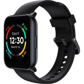 Resim Realme Techlife Watch S100 Akıllı Saat Siyah Modern Tasarım Kalp Ritmi Ölçme Özelliği 