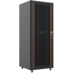 Resim AGER 26U 800x800mm Dikili Tip Siyah Kabinet ega AG-VB26U8080S1 