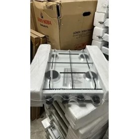 Resim 4 Gözlü Çakmaksız Tüplü Set Üstü Ocak Dörtlü Ocak Üstten Düğmeli Lpg 