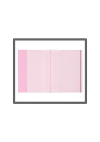 Resim Bigpoint A4 Hazır Defter Kabı 5li Paket Şeffaf Kırmızı - 3 Paket 15 Adet 