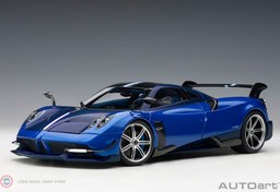 Resim 1:18 Autoart 2016 Pagani Huayra BC (Blu Francia/Carbon) 