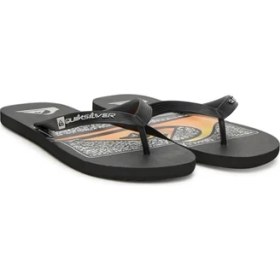 Resim Quiksilver Java Art Sl Siyah Erkek Sandalet Düz Topuklu Hafif Yapı ile Yaz İçin İdeal Seçim 