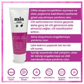 Resim Mia Klinika Yaşlanma Karşıtı Bakım Kremi Retinol ve Kolajen 50 ml 