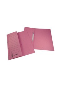 Resim Özkan Yarım Kapak Karton Dosya Pembe Kapsüllü 10 Paket 500 Adet 