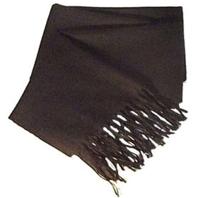 Resim Genel Markalar Siyah Erkek Fular Atkı %75 Cashmere Kaşmir Kaşkol 