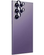 Resim Galaxy Uyumlu S24 Ultra Titanium Premium Temperli Kamera Lens Koruyucu 