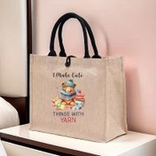 Resim Nylon Tığ Baskı El Çantası - Günlük Kullanım ve İşe Giderken Büyük Kapasiteli Omuz Çantası 