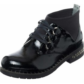 Resim Costo Shoes K406-5 Siyah Rugan Büyük Numara Kadın Botları 