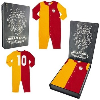 Galatasaray Uzun Kol Bebek Body Tulum Ahşap Kutulu (500114327) Kırmızı