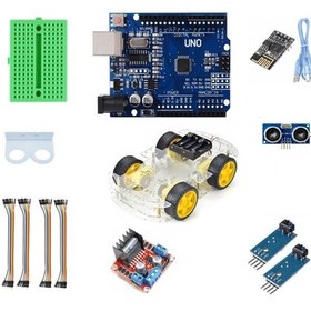 Resim Emes Robotik 4Wd Wifi Engelden Kaçan Çizgi Takip Eden Araç Seti N11.2254 