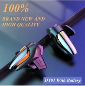 Resim Dy01-type 2-dy01 Mobil Oyun Denetleyicisi L1r1 Tetik Düğmesi Pubg Amaç Çekim İçin Gamepad Joystick Iphone Uyumlu Ios Android Akıllı Telefon Oyunu 