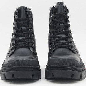 Resim Caterpillar Hardwear Hi Kadın Siyah Deri Bot-23015 Siyah 