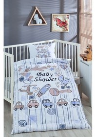 Resim Komfort Home V25 %100 Pamuklu Silikon Elyaf Bebek Yorgan Seti 