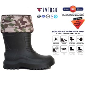 Resim Twingo Çizme Su Geçirmez Termal Çoraplı Boğazlı 