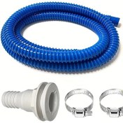 Resim Sunshine011 Rv Drenaj Hortumu Sintine Pompası Hortum Kiti 1-1/8 İnç 59ınç Mavi 