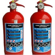 Resim Yangın Tupu Sondurucu 2 x 2 KG - 2022 Üretim 2026 Dolum 