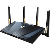 Resim ASUS RT-BE88U V2 WIFI6 DUAL BAND-GAMİNG-Aİ MESH-AİPROTECTİON-TORRENT-BULUT-DLNA-4G-VPN-ROUTER-ACCESS POİNT 