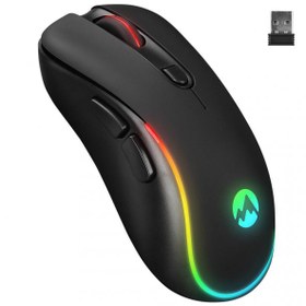 Resim Everest SM-W75 X-RAPID 2.4Ghz Siyah 6D Şarjlı Kablosuz Mouse 