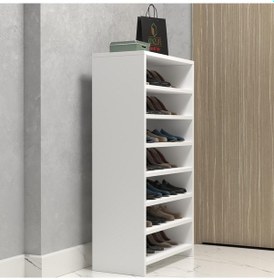 Resim Kenzlife Ayakkabılık Konevi Mat Beyaz Suntalam 110 060 30 Yirmibir Çift Ayakkabı Kapasitesi Arkalıksız Beyaz 