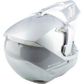 Resim Klim X1 Alpha Carbon Korumalı Adv Motosiklet Kaskı Gümüş Gri 