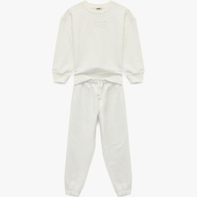 Resim Koton 2'li Basic Eşofman Takımı Ekru 6wkg10222ak Ekru 