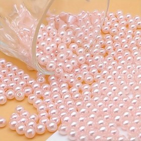 Resim Takı yapımı için 500 adet 6mm Reçine Boncuk, Bilezikler, Kolyeler, Küpeler, Kolyeler için DIY El Sanatları Malzemeleri, Şanslar - El Yapımı El Sanatları ve Moda Aksesuarları için Delikli Yuvarlak Boncuk Çeşitleri 