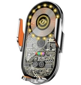 Resim Araç İçi Kablosuz Şarjlı Telefon Tutucu Çok Renkli 