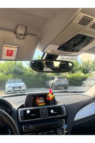 Resim OTOMOGARAJ Otomobil dikiz süsü kaykaylı ördek dikiz süsü ve anahtarlık set 