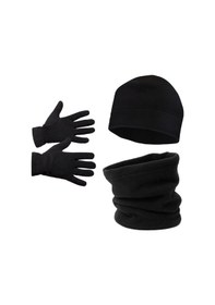Resim Axe Sportswear Erkek Kışlık Polar Eldiven - Polar Bere - Polar Boyunluk 3'lü Set 