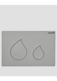 Resim Creavit Bloom Mat Cool Grey Boyalı Kumanda Panel Gri 