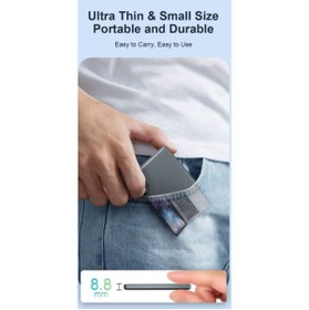 Resim Ozmik TG06 Mini manyetik 15W-5000mAh Ultra kompakt Powerbank Cep Boyut Magsafe 