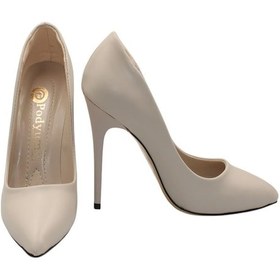 Resim Celira Ten Cilt Topuklu 10 Cm Kadın Stiletto Ayakkabı Çok Renkli 