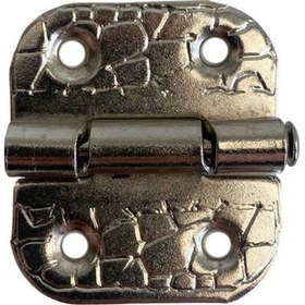 Resim Gümüş Tavla Menteşesi Stoplu Mobilya Kutu Menteşesi 4 Adet Gümüş En:3cm Boy:3cm 