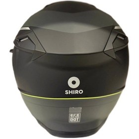 Resim Shiro Discover Royal Sv Çene Açılır Kask Mat Yeşil - Siyah 