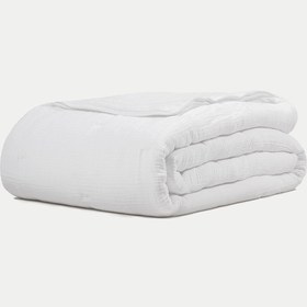 Resim Nevresim Gerektirmeyen Yıkanabilir Koza Bebek Yorganı Beyaz 