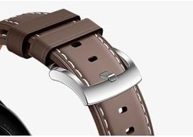 Resim Huawei Watch Gt4 / Gt5 / Gt5 Pro / Gt6 / Gt6 Pro 46Mm İle Uyumlu Yüksek Kalite Lansman Pu Deri Kordon Siyah 