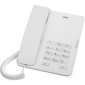 Resim Karel TM-140-B Beyaz Masaüstü Telefon 