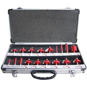 Resim Ahşap Motif Bıçak Seti 18 Parça 