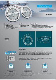 Resim Sony Xs-Mp1611 17 Cm 140 Watt Marine Hoparlör 