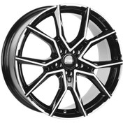 Resim CMS CMS-1432-01 8.0x18"-5x112 ET46 57.1 Diamond Black Gloss Jant 4 Adet CMS