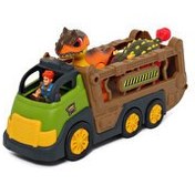 Resim Dino Troops Kids Ankylosaurus & Megalosaurus Figür ve Taşımacı Kamyon 