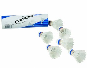 Resim BT-100 6lı Badminton Topu Naylon 