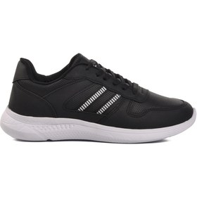 Resim AYAKMOD Pasomia 011 Siyah-Beyaz Unisex Bağcıklı Sneaker 