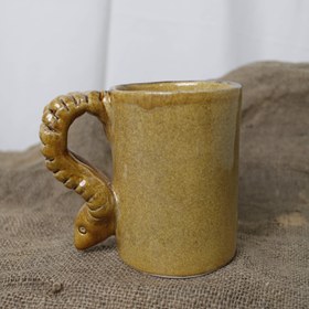 Resim Koç Başlı Kulp Kahve Kupası 