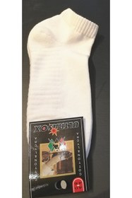 Resim ULTRA Beyaz Unisex Havlu Taban Spor Patik Çorap 