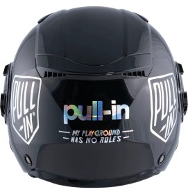Resim Pull In Open Face Helmet Graphic 
