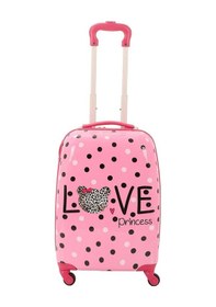 Resim Mçs Group Mçs V307 Abs Çocuk Valiz-pembe - Love Baskı Pembe 